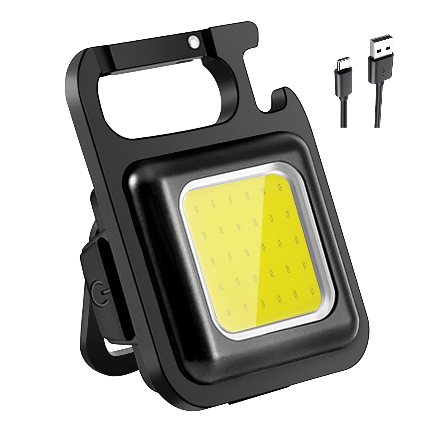 Rechargeable Keychain Mini Flashlight with 4 Light Modes,Ultralight Portable Pocket Light with Folding Bracket Bottle Opener and Magnet Base for Camping Walking Rechargeable Keychain Mini Flashlight with 4 Light Modes,Ultralight Portable Pocket Light with Folding Bracket Bottle Opener and Magnet Base for Camping Walking
